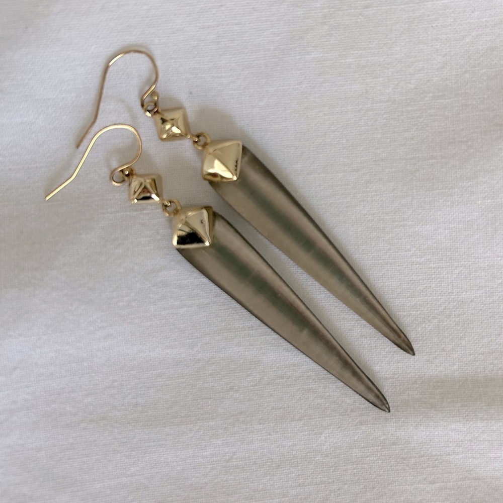 Alexis Bittar lucite spike earrings